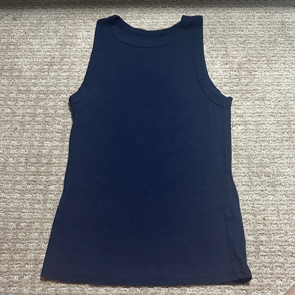 A New Day Deep Blue Knit Top